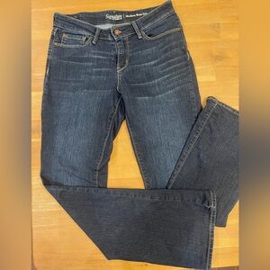 Signature by Levi Strauss Dark Blue Boot Cut Leg Jeans W28 L32